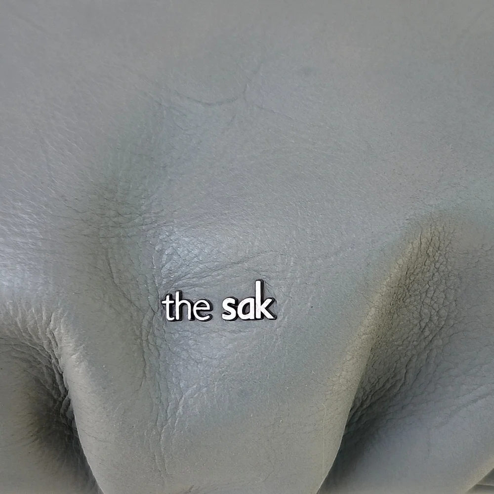 The Sak Grey Leather Hobo Bag with Tassel